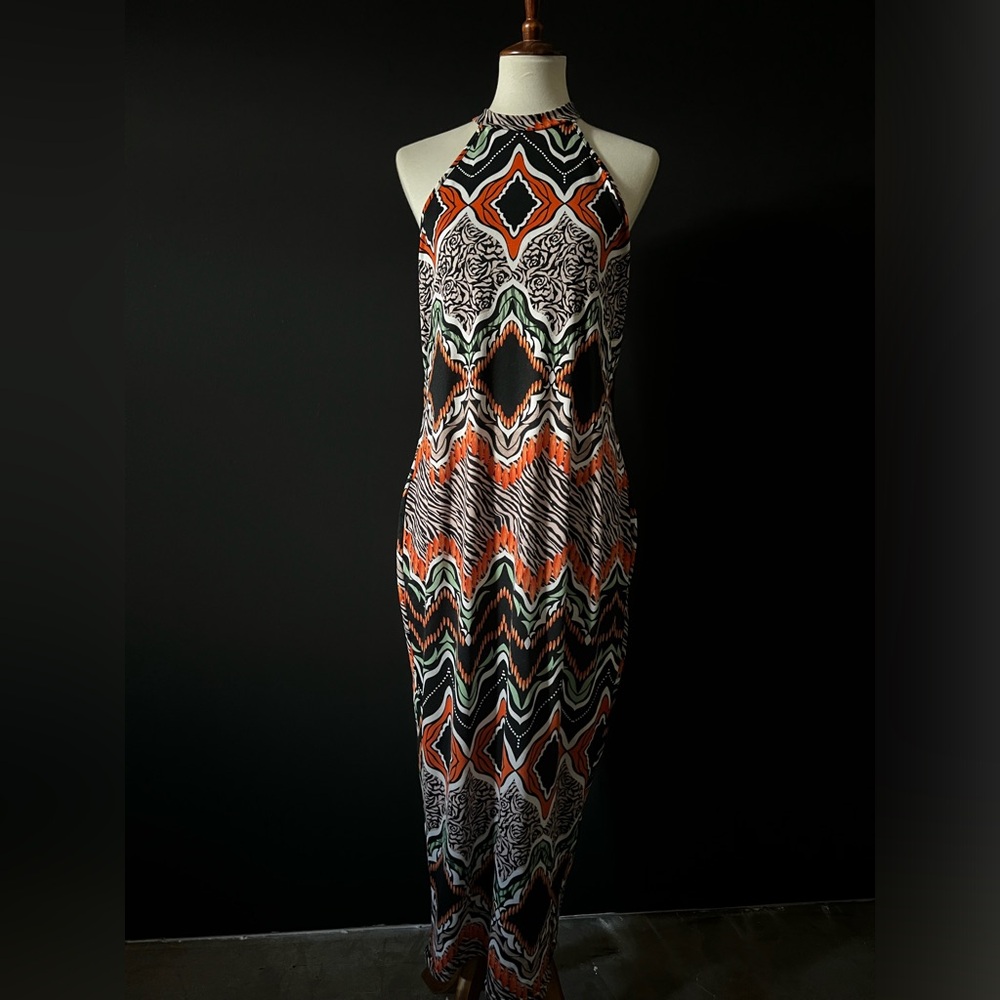 SHEIN Tribal Maxi Dress
